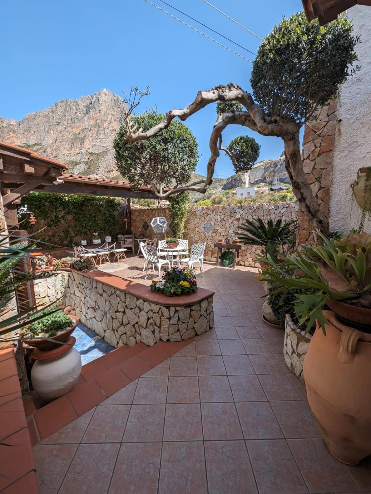Villa Baia Di Cornino Custonaci Exterior foto