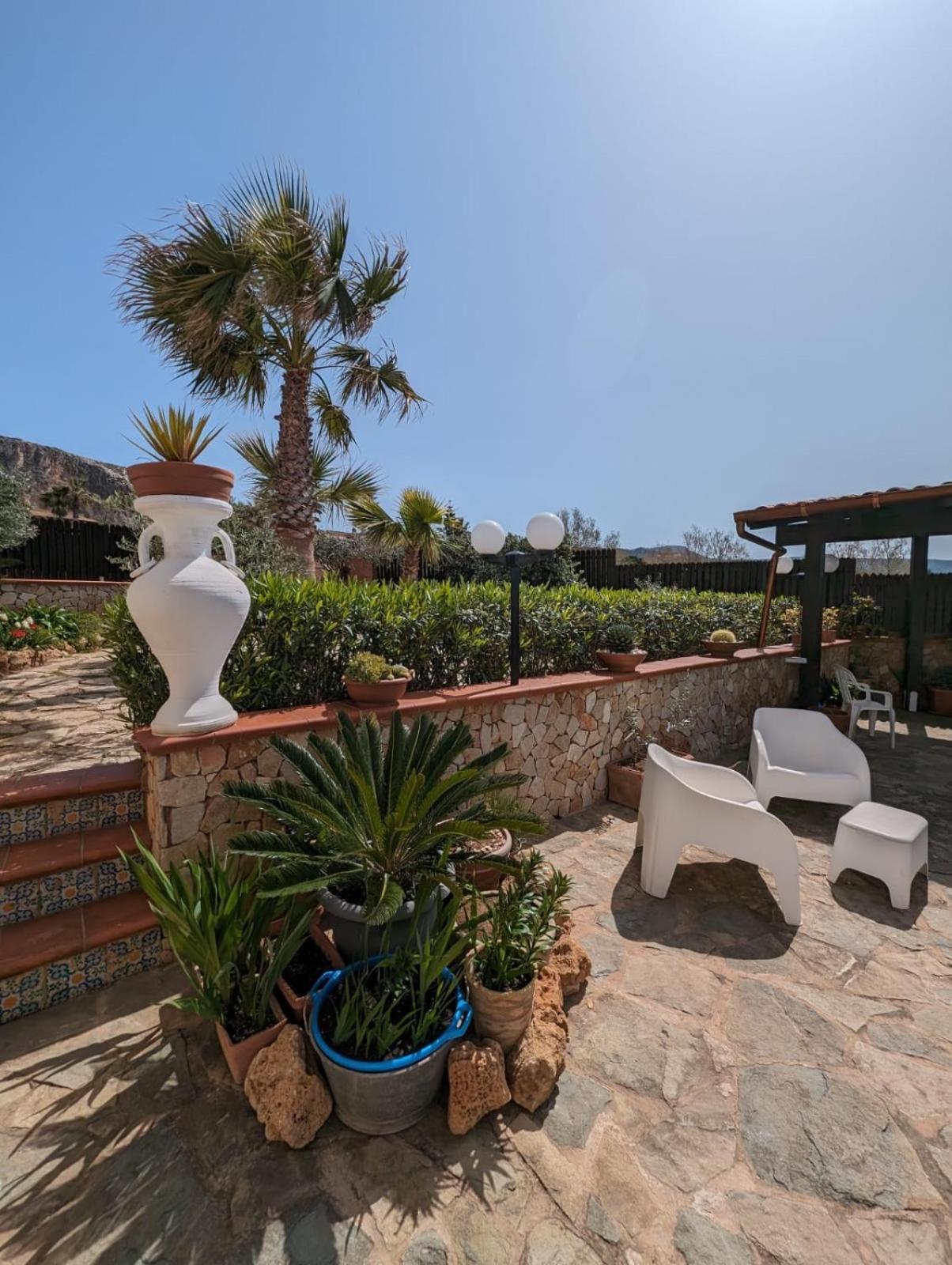 Villa Baia Di Cornino Custonaci Exterior foto